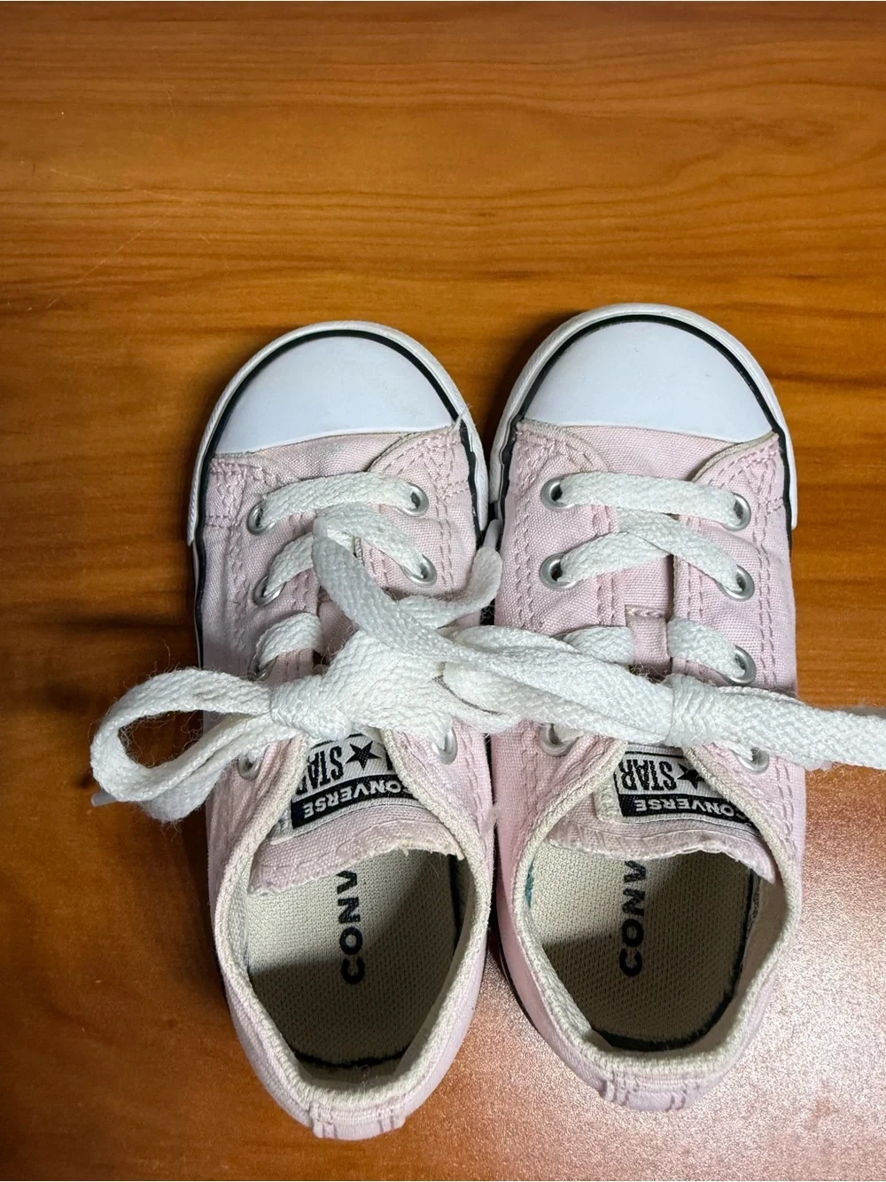 Converse Chuck Taylor All Star Toddler Kids Light Pink Lace Up Sneaker Shoe 8